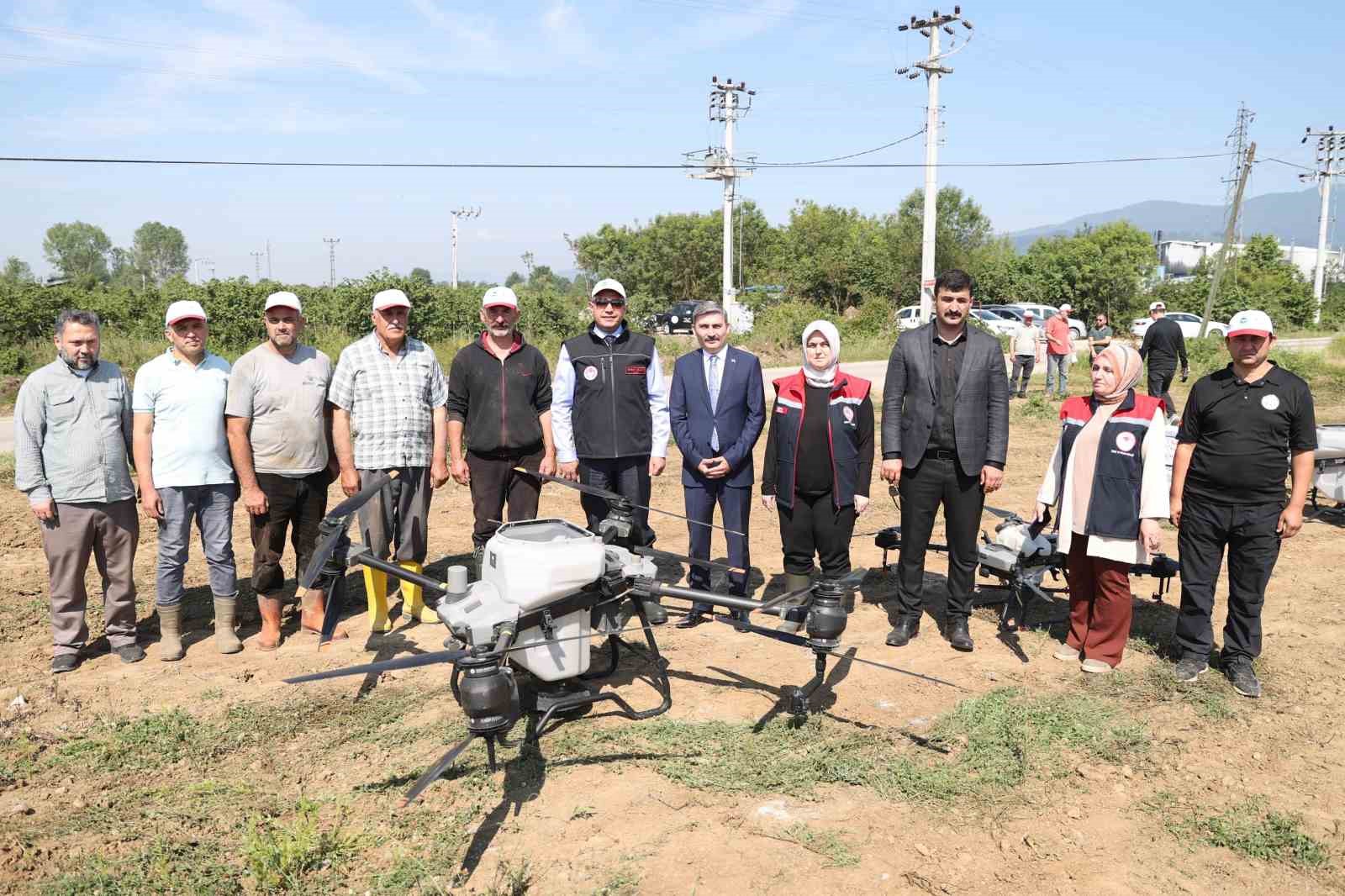 DÜZCE’DE TARIMDA TEKNOLOJİ DEVRİMİ: KONURALP PİRİNCİ DRONLARLA EKİLDİ