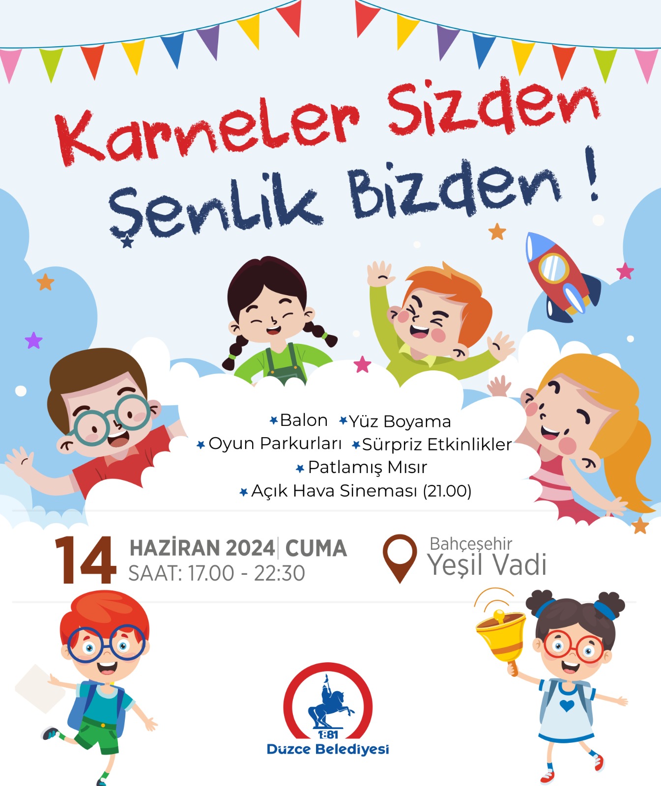 HAYDİ ÇOCUKLAR KARNE ŞENLİĞİNE