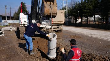 MERGİÇ’TE YAĞMUR SUYU HATTI ÇALIŞMALARI BAŞLADI!