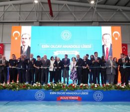 ESİN OLCAY ANADOLU LİSESİNİN AÇILIŞI GERÇEKLEŞTİRİLDİ!