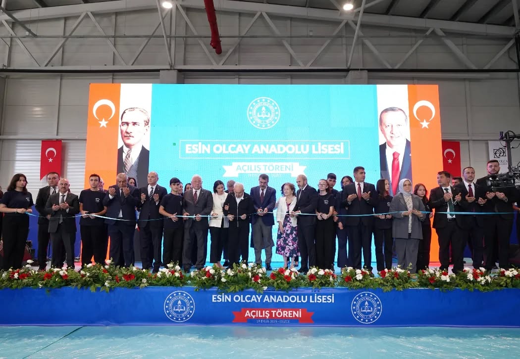 ESİN OLCAY ANADOLU LİSESİNİN AÇILIŞI GERÇEKLEŞTİRİLDİ!